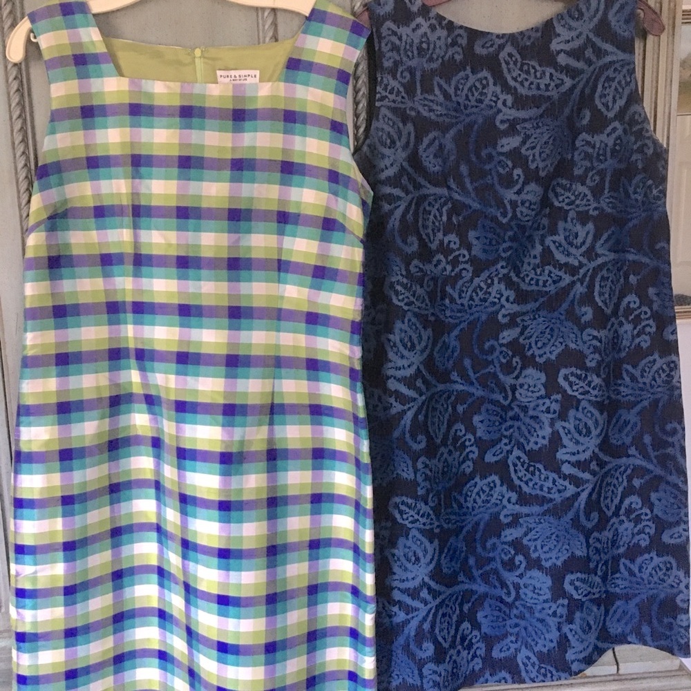 2 sleeveless dresses (sold together)